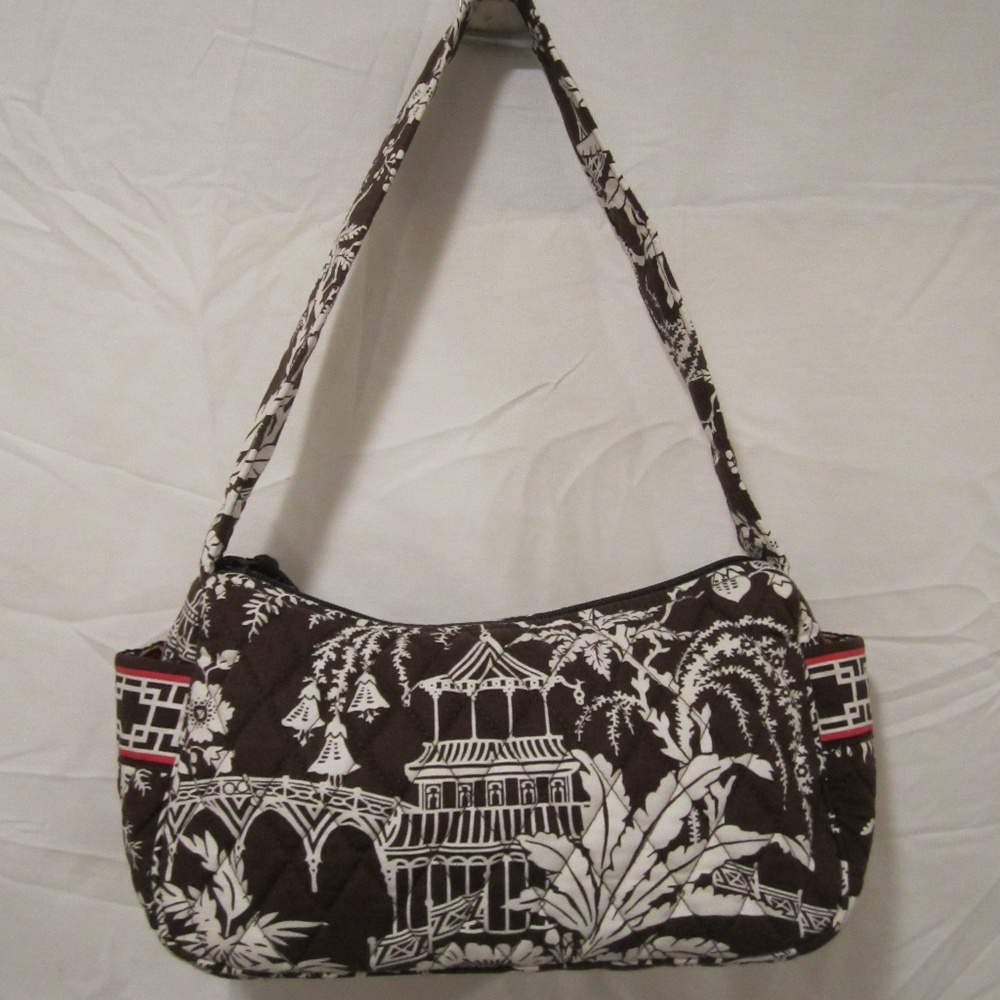 VERA BRADLEY IMPERIAL TOILE MAGGIE SHOULDER PURSE
